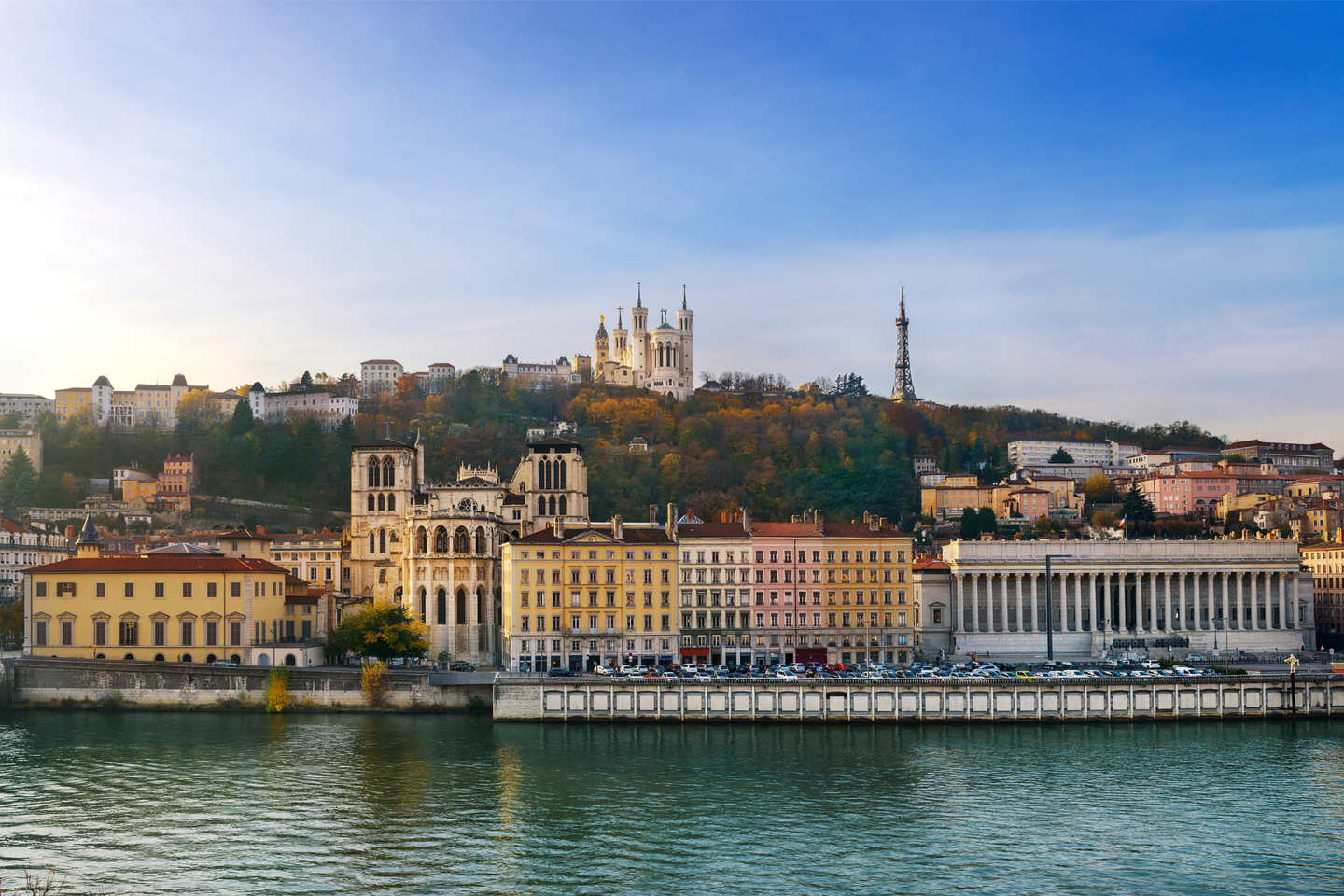 10 reasons why Lyon is worth visiting Lyon city and Fourviere Hill in front of the Saone River