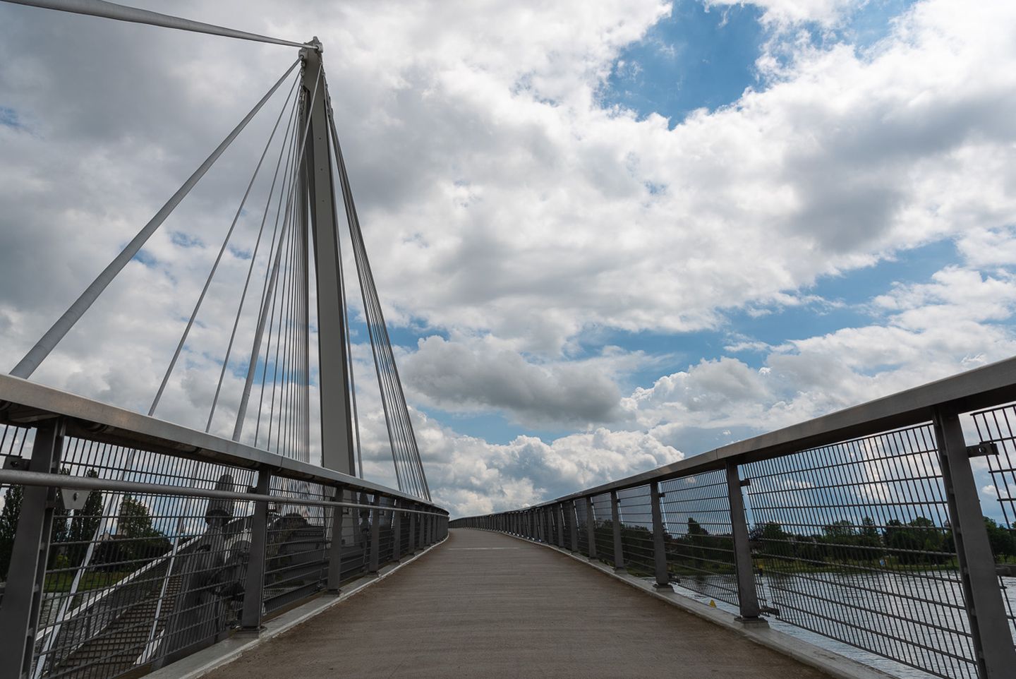 A biking path in Strasbourg