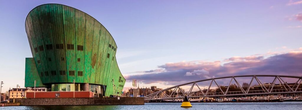 NEMO, the science museum of the Netherlands.
